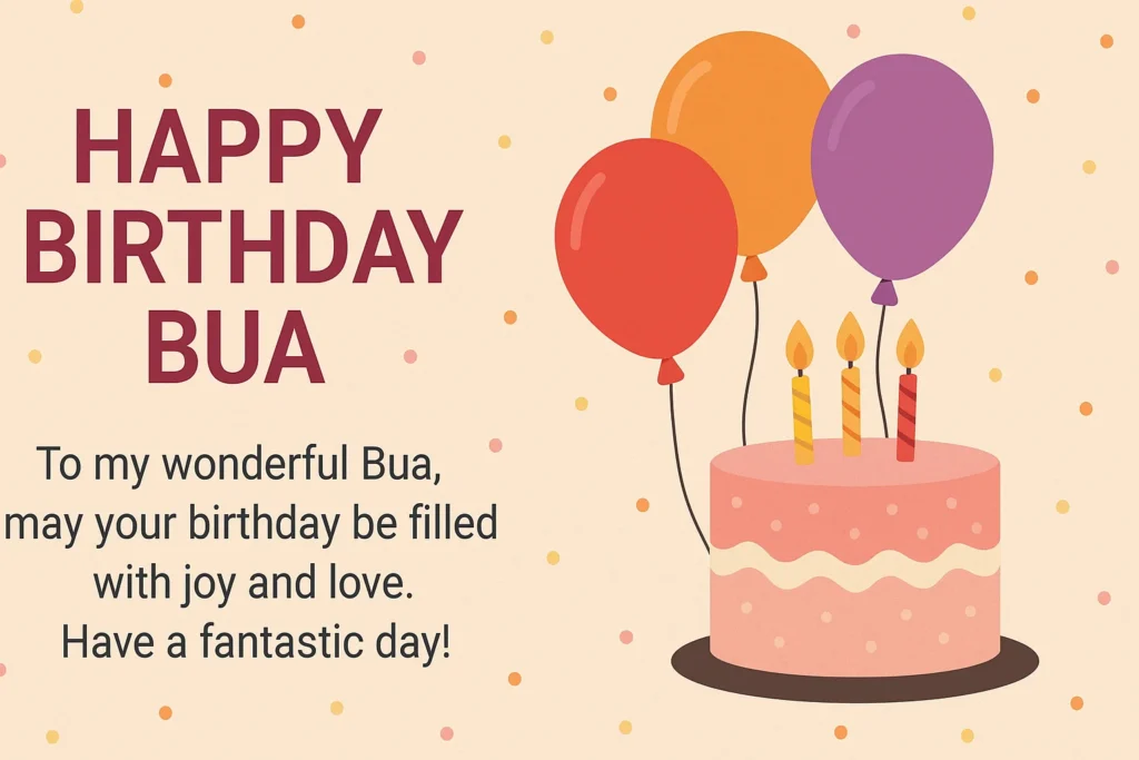 Happy Birthday Bua Wishes by Relationship