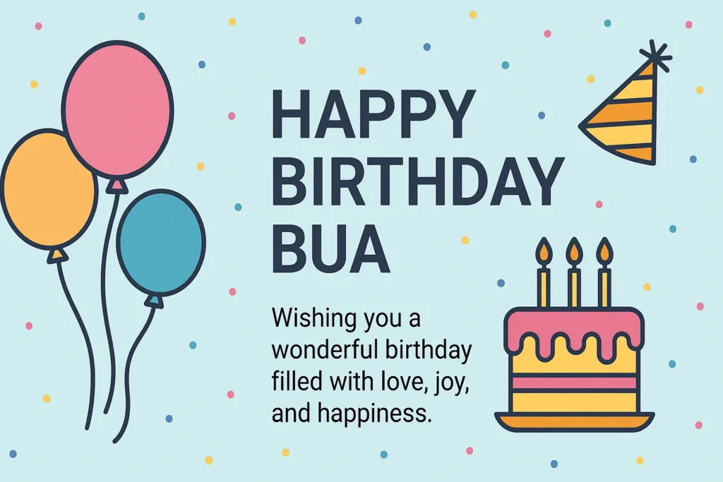 Short and Sweet Happy Birthday Bua Wishes