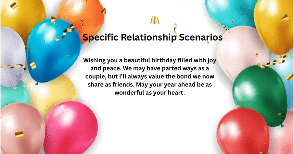 Specific Relationship Scenarios