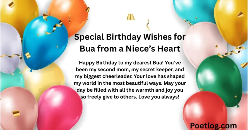 Special Birthday Wishes for Bua from a Niece’s Heart