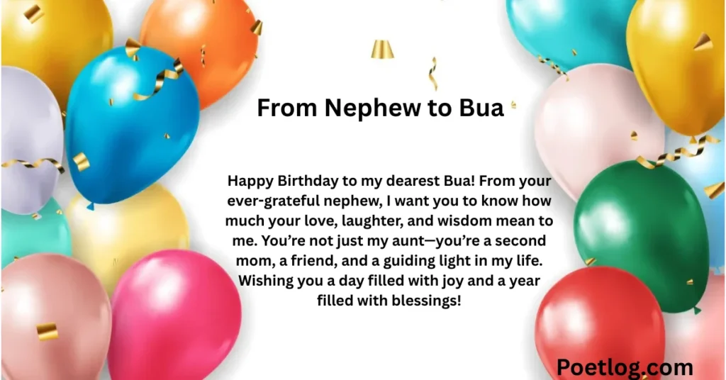 From Nephew to Bua