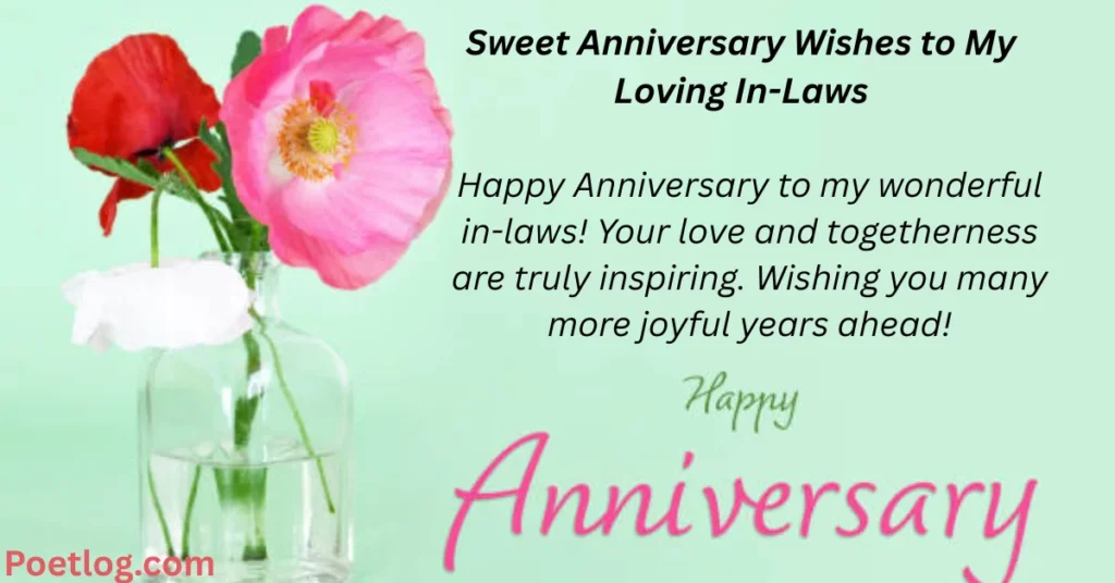 Sweet Anniversary Wishes to My Loving In-Laws