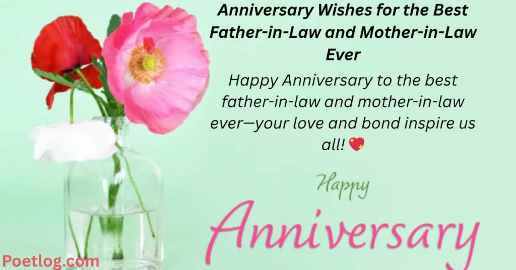 Anniversary Wishes for the Best Father-in-Law and Mother-in-Law Ever