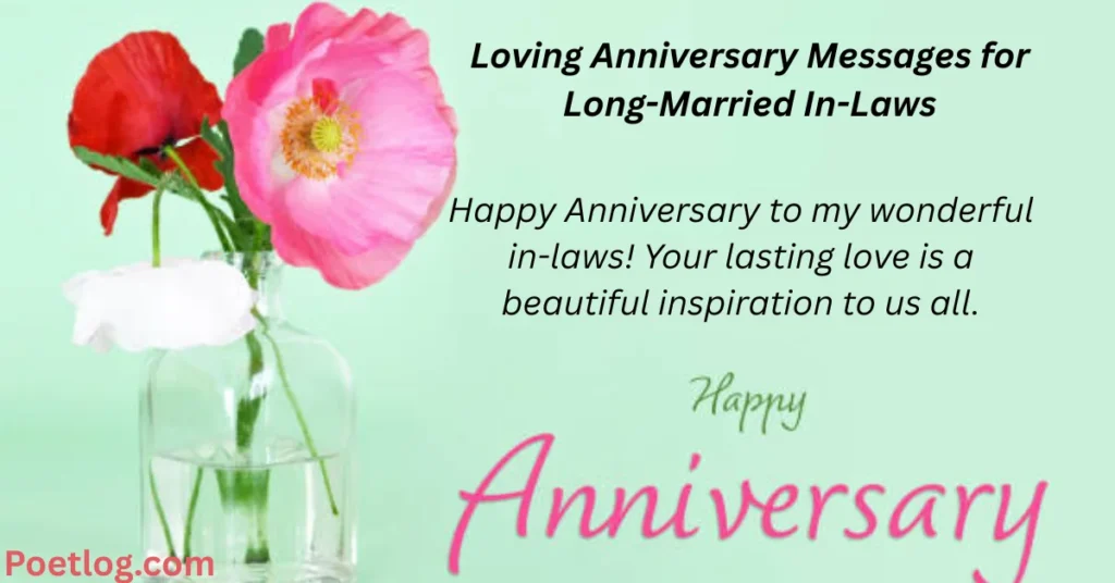 Loving Anniversary Messages for Long-Married In-Laws
