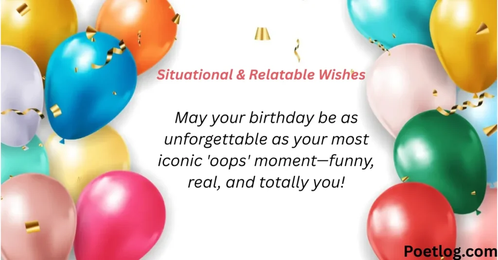 Situational & Relatable Wishes