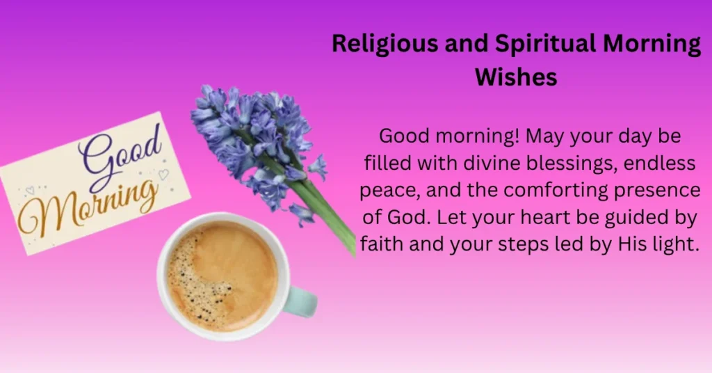 Religious and Spiritual Morning Wishes