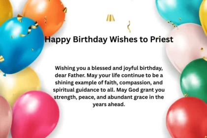 Happy Birthday Wishes to Priest