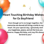 Heart Touching Birthday Wishes for Ex Boyfriend