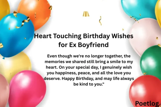 Heart Touching Birthday Wishes for Ex Boyfriend