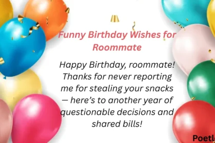 Funny Birthday Wishes for Roommate