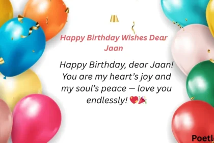 Happy Birthday Wishes Dear Jaan