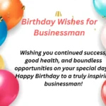 Birthday Wishes for Businessman