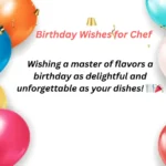 Birthday Wishes for Chef