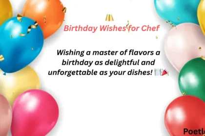 Birthday Wishes for Chef