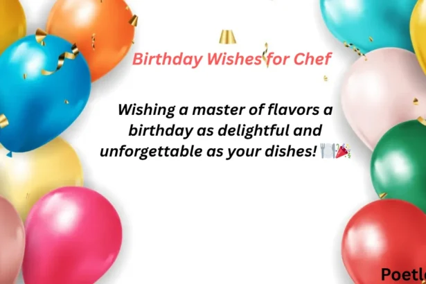 Birthday Wishes for Chef