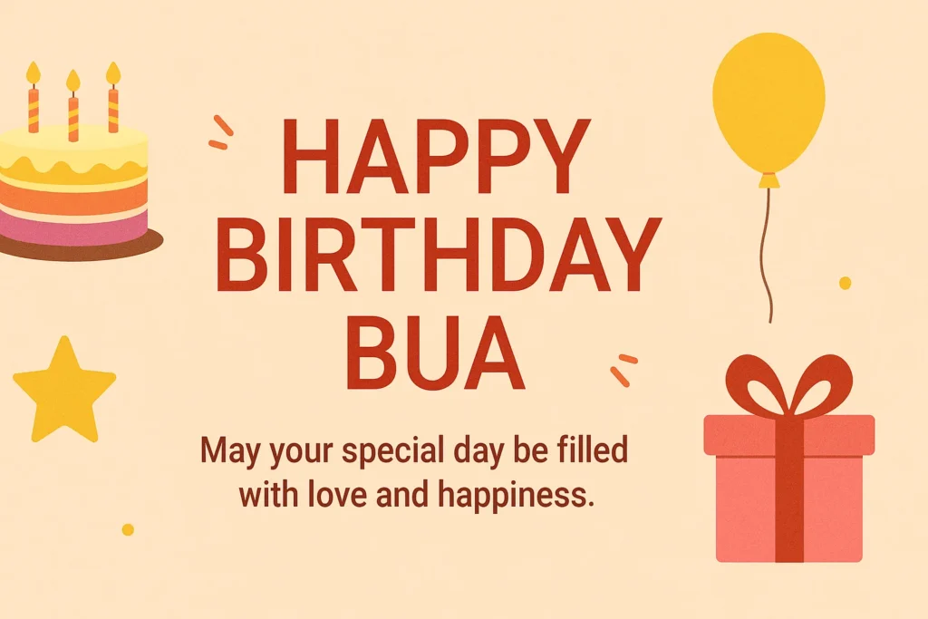Happy Birthday Bua Wishes for Social Media