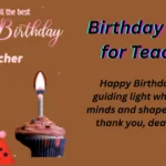 Birthday Lines for Teacher