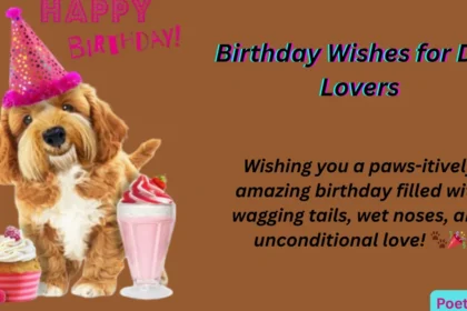 Birthday Wishes for Dog Lovers