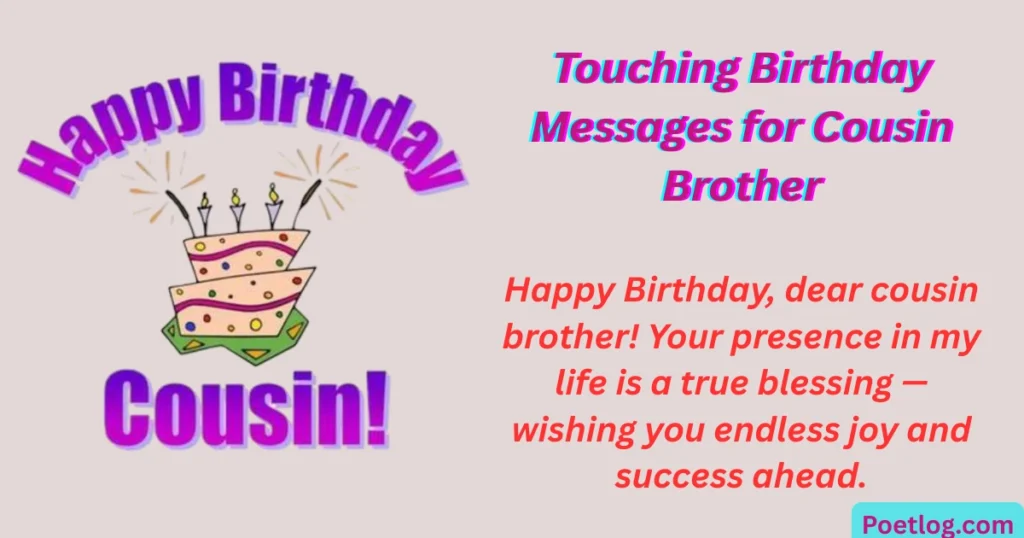 Top 280+ Happy Birthday Quotes for Male Cousin – Heartfelt & Fun Wishes Touching Birthday Messages for Cousin Brother