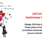 3rd Love Anniversary Quotes