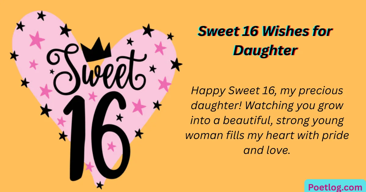 Sweet 16 Wishes for Daughter