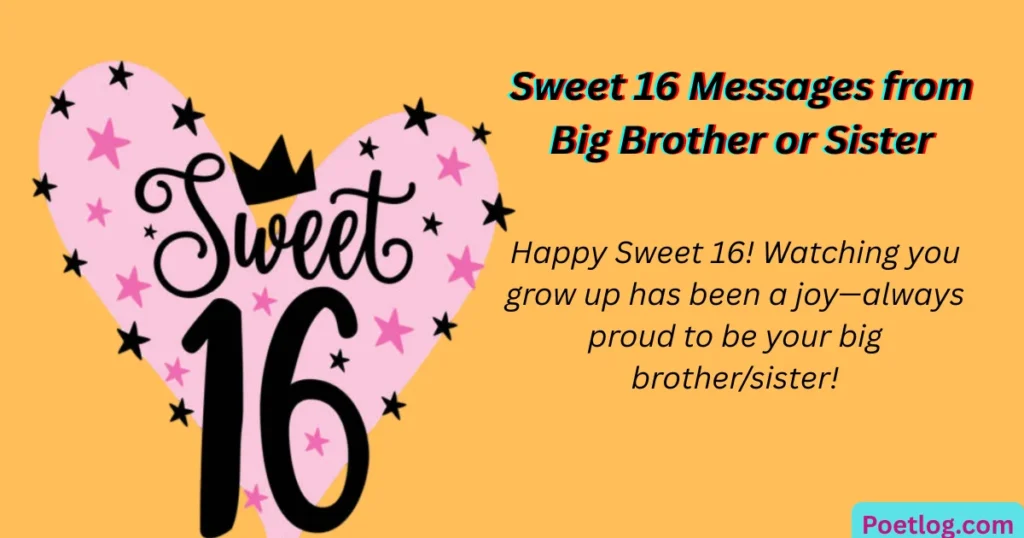 Top 230+ Sweet 16 Wishes for Daughter – Emotional Quotes & Loving Words Sweet 16 Messages from Big Brother or Sister