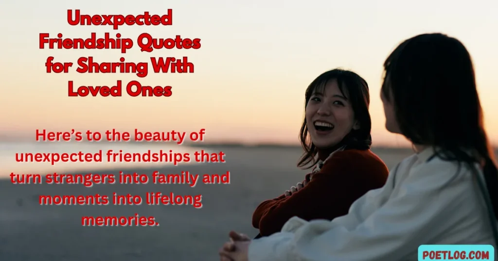 250+ Heartwarming Quotes for Unexpected Friendship That Lasts a Lifetime Unexpected Friendship Quotes for Sharing With Loved Ones