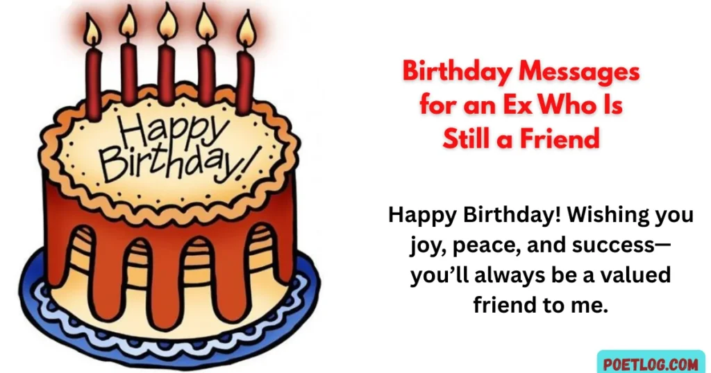 Birthday Messages for an Ex Who Is Still a Friend