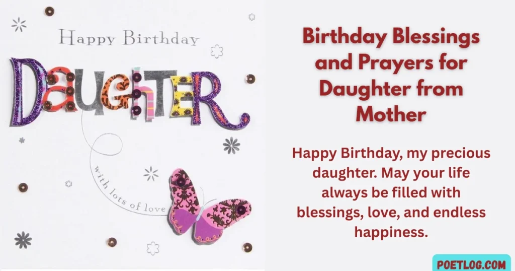 Birthday Blessings and Prayers for Daughter from Mother
