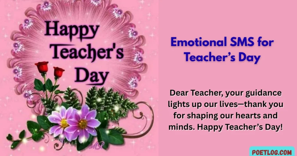 Emotional SMS for Teacher’s Day