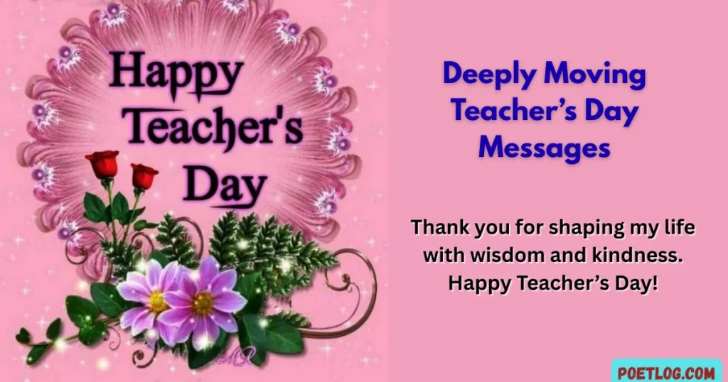 Deeply Moving Teacher’s Day Messages