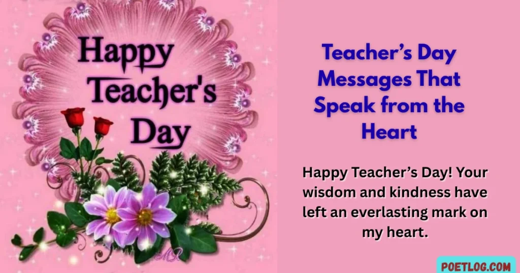 Teacher’s Day Messages That Speak from the Heart