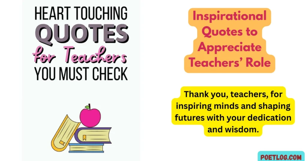 Inspirational Quotes to Appreciate Teachers’ Role