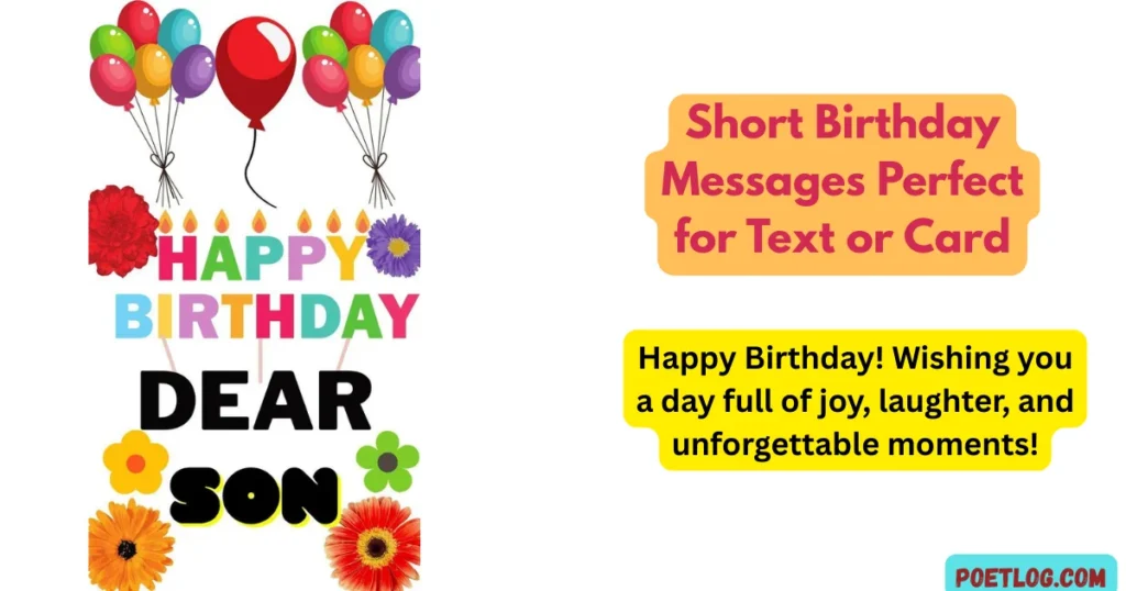 Short Birthday Messages Perfect for Text or Card