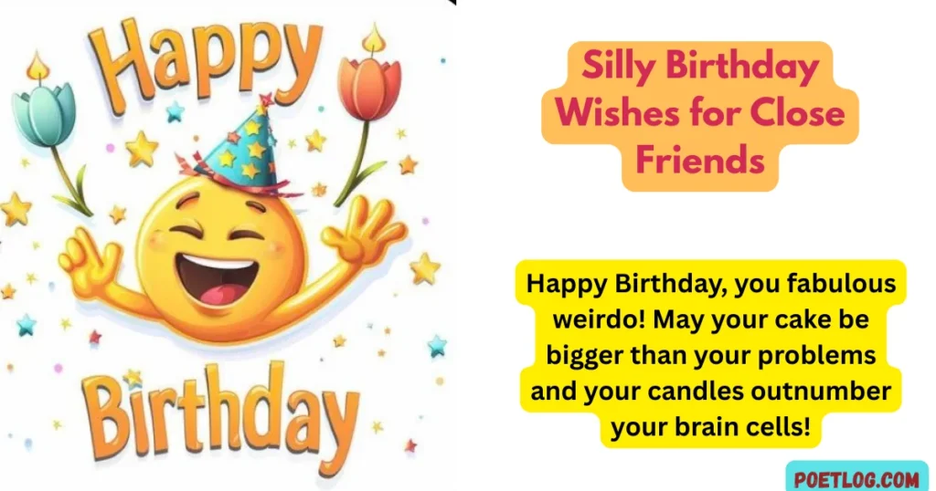 Silly Birthday Wishes for Close Friends