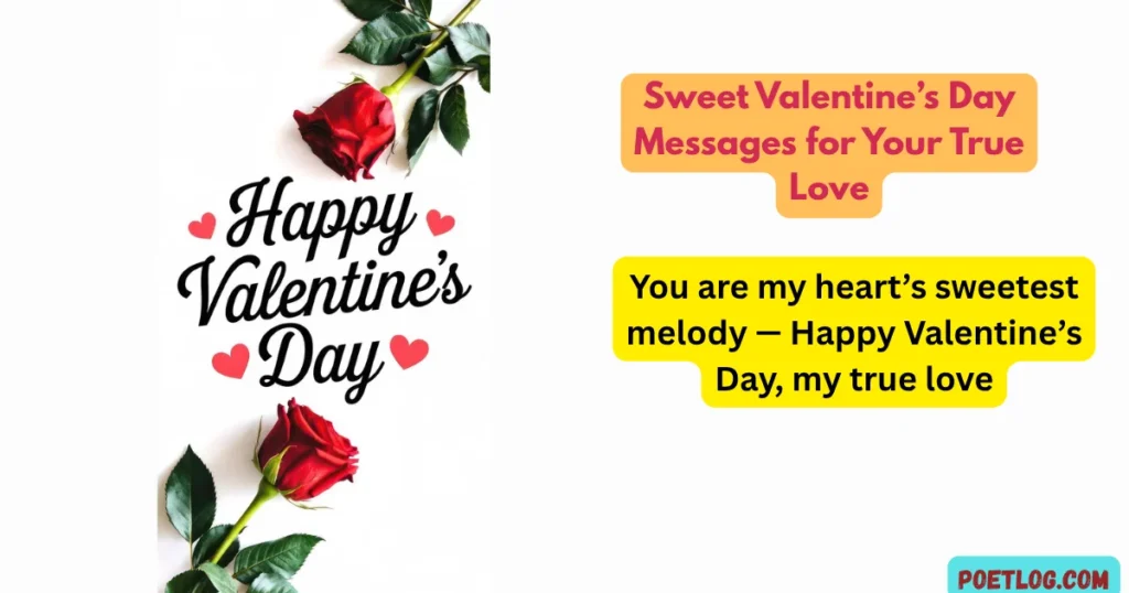 Sweet Valentine’s Day Messages for Your True Love