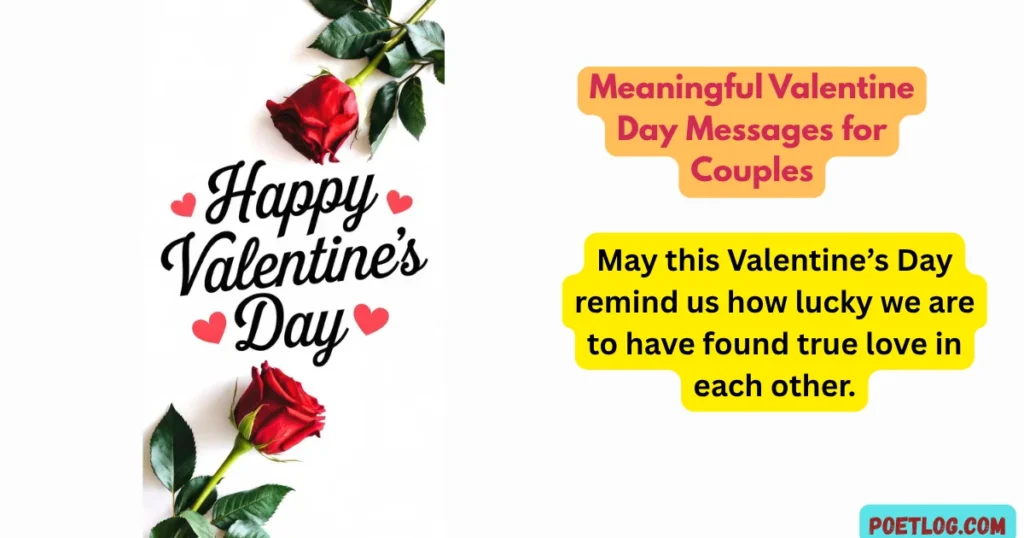 Meaningful Valentine Day Messages for Couples
