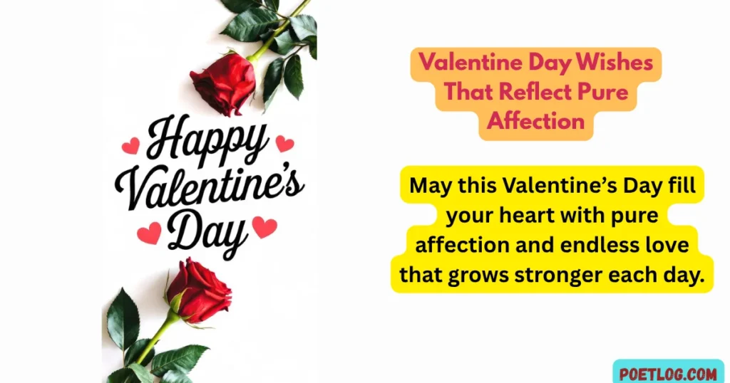 Valentine Day Wishes That Reflect Pure Affection