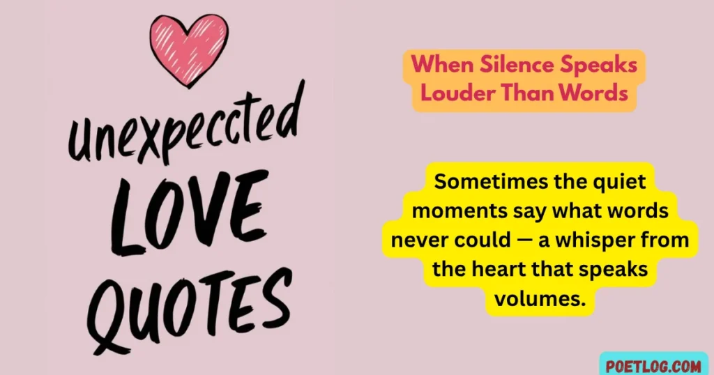 When Silence Speaks Louder Than Words