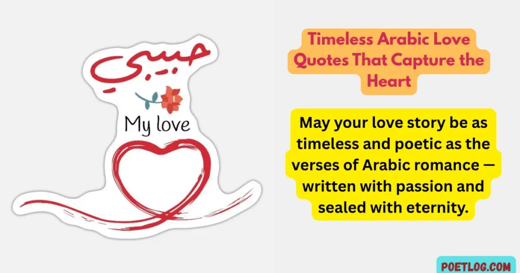 Timeless Arabic Love Quotes That Capture the Heart