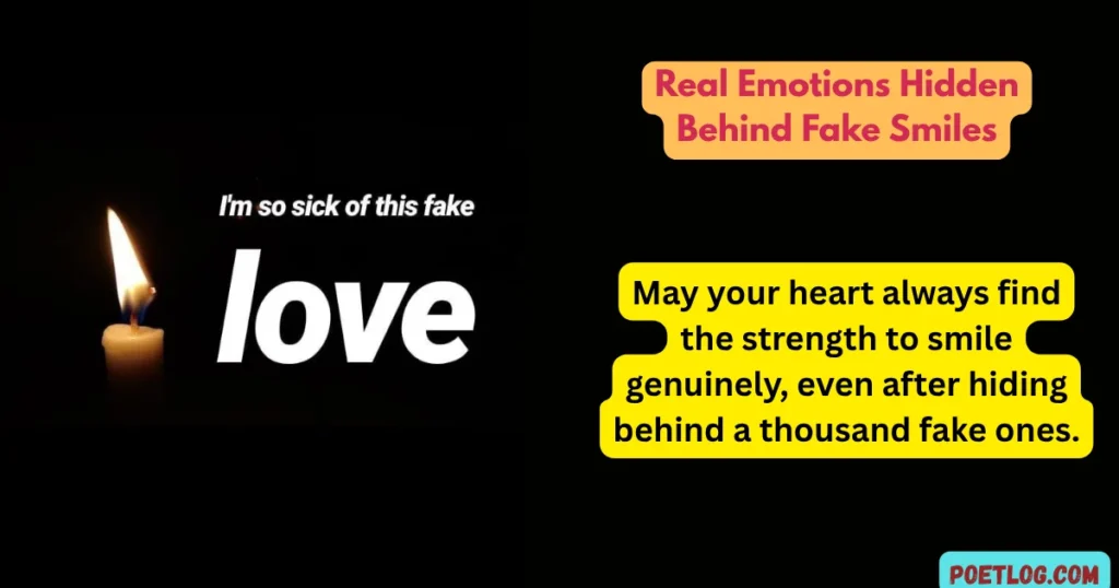 Real Emotions Hidden Behind Fake Smiles