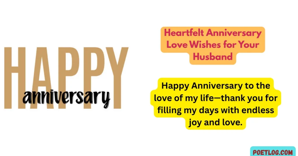 Anniversary Love Wishes