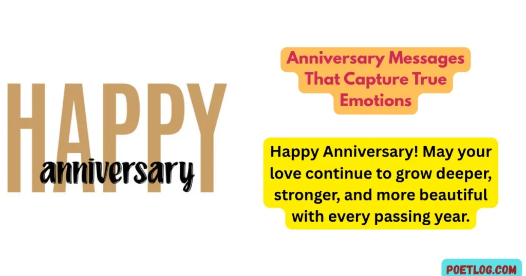 Anniversary Messages That Capture True Emotions